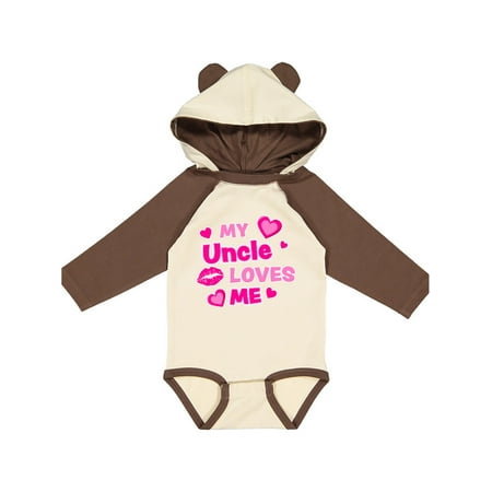 Inktastic My Uncle Loves Me with Hearts and Kiss Gift Baby Boy or Baby Girl Long Sleeve Bodysuit
Inktastic My Uncle Loves Me with Hearts and Kiss Gift Baby Boy or Baby Girl Long Sleeve Bodysuit