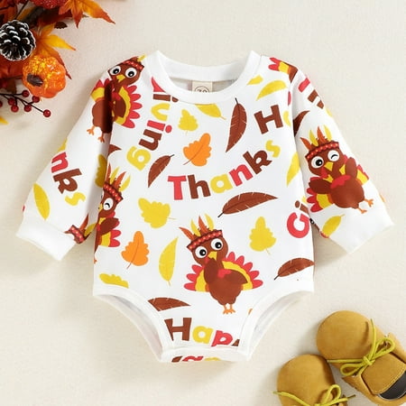 Hunpta Infant Boys Girls Thanksgiving Day Long Sleeve Letter Cartoon Prints Pullover Romper Newborn Sweatshirt Bodysuits Tops
Hunpta Infant Boys Girls Thanksgiving Day Long Sleeve Letter Cartoon Prints Pullover Romper Newborn Sweatshirt Bodysuits Tops