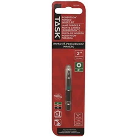 Task Tools T67241 1-Rob Impact Driver Bit, 2 inch