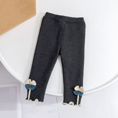 Baby Leggings Grey Thick Solid Color Winter Bow Tie Girls Leggings Toddler Pants Girls 120 Clearance Items
Baby Leggings Grey Thick Solid Color Winter Bow Tie Girls Leggings Toddler Pants Girls 120 Clearance Items
