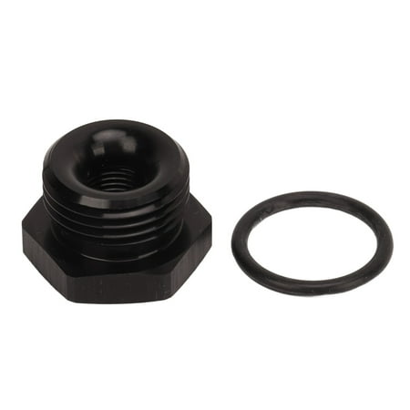 Black Aluminum Hex Head Nut with O Ring for Vehicle - 8AN 1/8in NPT Internal Thread
Black Aluminum Hex Head Nut with O Ring for Vehicle - 8AN 1/8in NPT Internal Thread