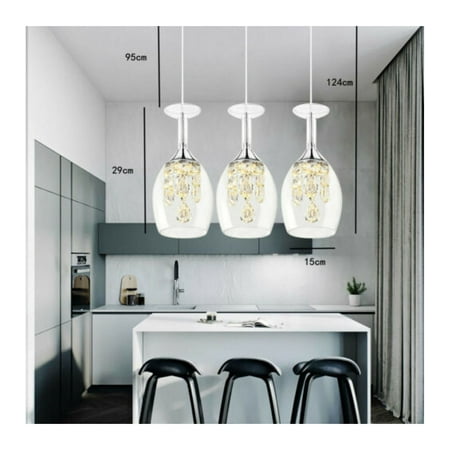 Hongwa Wine Glass Crystal Pendant Light Dining Room Chandelier Modern LED Ceiling Light
Hongwa Wine Glass Crystal Pendant Light Dining Room Chandelier Modern LED Ceiling Light