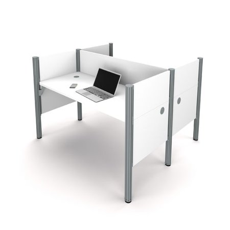 Bestar Pro-Biz Double Face-to-Face Workstation with 5 Privacy Panels