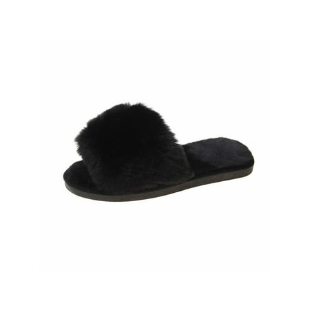 Fangasis Women s Cozy Fuzzy Slippers Open Toe Comfort Fluffy Slides Indoor Breathable Soft Lining Winter Slipper Black 8.5-9
Fangasis Women s Cozy Fuzzy Slippers Open Toe Comfort Fluffy Slides Indoor Breathable Soft Lining Winter Slipper Black 8.5-9