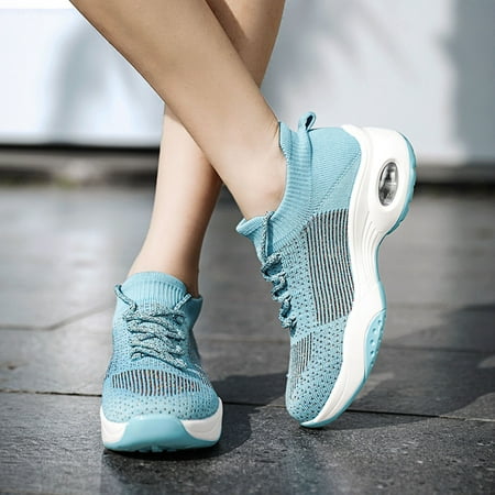 Cathalem Shoes Women Color Shoes Breathable Mesh Solid Sports Runing Outdoor Women s Womens Sneaker Socks Blue 8
Cathalem Shoes Women Color Shoes Breathable Mesh Solid Sports Runing Outdoor Women s Womens Sneaker Socks Blue 8