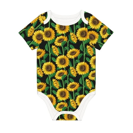 Matuu Sunflower 1 for Baby Short-Sleeve Bodysuit Soft Cotton Comfortable and Breathable Perfect for Newborns and Infants
Matuu Sunflower 1 for Baby Short-Sleeve Bodysuit Soft Cotton Comfortable and Breathable Perfect for Newborns and Infants