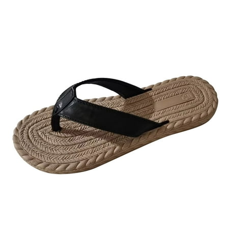 Xboschi Womens Cozy Slippers Ladies Fashion Summer Clip Toe Woven Bottom Flat Beach Slippers
Xboschi Womens Cozy Slippers Ladies Fashion Summer Clip Toe Woven Bottom Flat Beach Slippers
