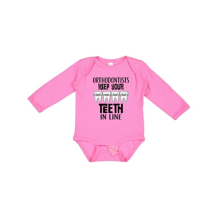 Inktastic Funny Orthodontist Dental Quote Gift Baby Boy or Baby Girl Long Sleeve Bodysuit
Inktastic Funny Orthodontist Dental Quote Gift Baby Boy or Baby Girl Long Sleeve Bodysuit