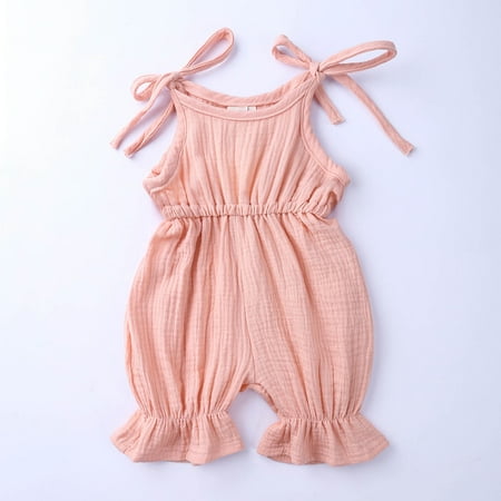 Simplmasygenix Mothers Day Gifts Baby Romper Toddler Baby Girls Fashion Cute Solid Color Cotton Linen Ruffles Frenulum Jumpsuit Romper
Simplmasygenix Mothers Day Gifts Baby Romper Toddler Baby Girls Fashion Cute Solid Color Cotton Linen Ruffles Frenulum Jumpsuit Romper