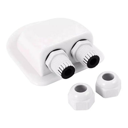 FAIOIN ABS Double Solar Cable Entry Gland Housing Weatherproof Cable Entry Plate for Solar Project Installation on RV for Cam
FAIOIN ABS Double Solar Cable Entry Gland Housing Weatherproof Cable Entry Plate for Solar Project Installation on RV for Cam