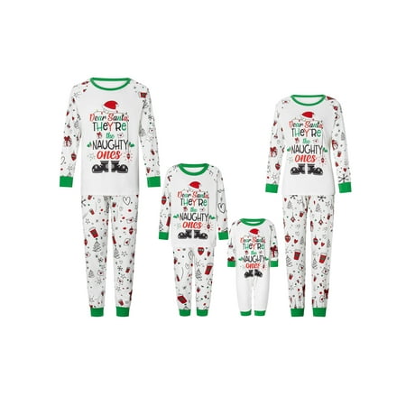 AMILIEe Matching Family Pajamas Sets Christmas Pjs Letter Plaid Long Sleeve Tee and Bottom
AMILIEe Matching Family Pajamas Sets Christmas Pjs Letter Plaid Long Sleeve Tee and Bottom
