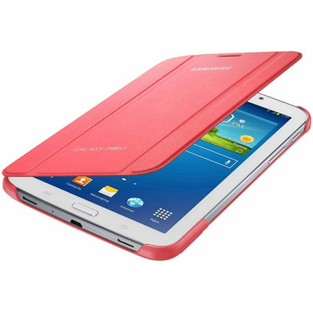 Samsung - Book Cover Case for Samsung Galaxy Tab 3 - Pink