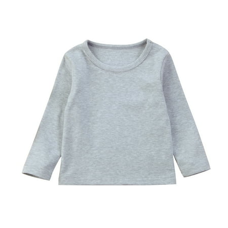 Canrulo Cute Toddler Newborn Kids Baby Boys Girls Cotton Warm Clothing T-shirt Tops Gray 4-5 Years
Canrulo Cute Toddler Newborn Kids Baby Boys Girls Cotton Warm Clothing T-shirt Tops Gray 4-5 Years