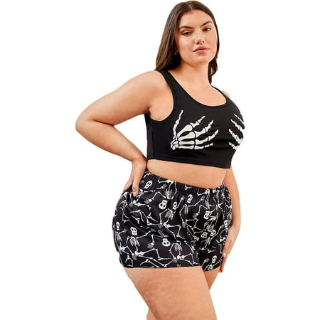 ZWUYIYHJ Women s Cute Cartoon Print Lettuce Trim Cami Top and Shorts Cute Pajama Set Sleepwear
ZWUYIYHJ Women s Cute Cartoon Print Lettuce Trim Cami Top and Shorts Cute Pajama Set Sleepwear
