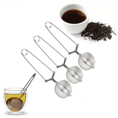 3Pack Stainless Steel Tea Strainer Spoon with Handle for Loose Leaf Tea and Spices Thoughtful Stainless Steel Strainer Perfect for Chopping Tea Ball Tea Infuser
3Pack Stainless Steel Tea Strainer Spoon with Handle for Loose Leaf Tea and Spices Thoughtful Stainless Steel Strainer Perfect for Chopping Tea Ball Tea Infuser