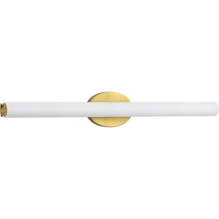 Parallel LED Collection 32 Satin Brass Etched White Glass Mid-Century Modern Bath Vanity Light
Parallel LED Collection 32 Satin Brass Etched White Glass Mid-Century Modern Bath Vanity Light
