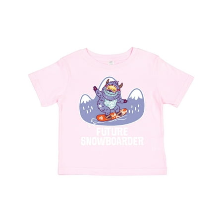Inktastic Snowboarding Future Snowboarder Gift Toddler Boy or Toddler Girl T-Shirt