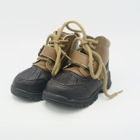 Pre-owned Smartfit Boys Brown Boots size: 5 Toddler