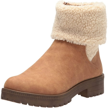 LifeStride Womens Simone Ankle Boot 7 Wide Tan