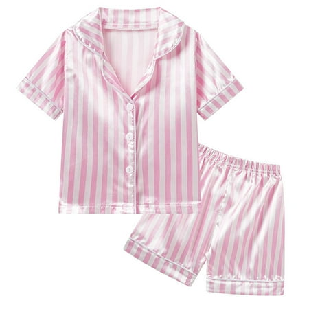 Meresysid Kids Infant Toddler Casual Children Button Print Cute Short Sleeve Turndown Collar Neck Tops And Short Pants Loose Home Clothing Pajamas Set Hot Pink
Meresysid Kids Infant Toddler Casual Children Button Print Cute Short Sleeve Turndown Collar Neck Tops And Short Pants Loose Home Clothing Pajamas Set Hot Pink