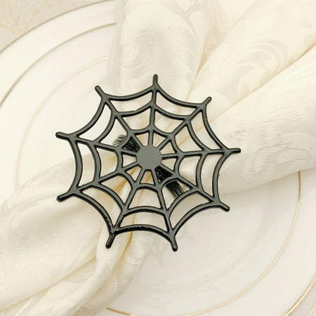6Pcs/Set Napkin Ring Creative Spiderweb Shape Alloy Halloween Party Napkin Buckle for Holiday Silver Alloy
6Pcs/Set Napkin Ring Creative Spiderweb Shape Alloy Halloween Party Napkin Buckle for Holiday Silver Alloy