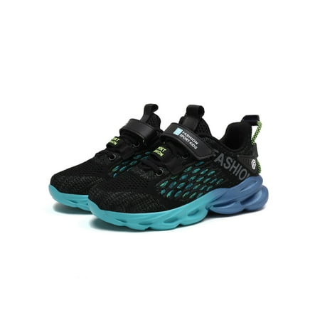 UKAP Boys Girls Sneakers Round Toe Running Shoe Non-Slip Athletic Shoes Lightweight Trainers Walking Low Top Breathable Black Blue 11C
UKAP Boys Girls Sneakers Round Toe Running Shoe Non-Slip Athletic Shoes Lightweight Trainers Walking Low Top Breathable Black Blue 11C