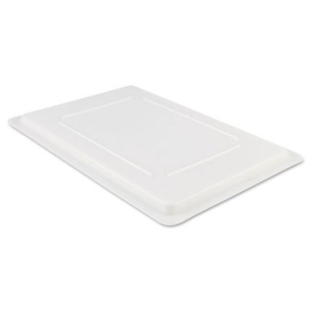 Rubbermaid Commercial Food/Tote Box Lids 26 x 18 White Plastic (3502WHI)