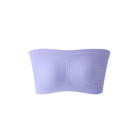 Bomotoo Women Lightweight Tube Top Strapless Seamless Bra Home Removable Stretchy Bralette Purple XL
Bomotoo Women Lightweight Tube Top Strapless Seamless Bra Home Removable Stretchy Bralette Purple XL