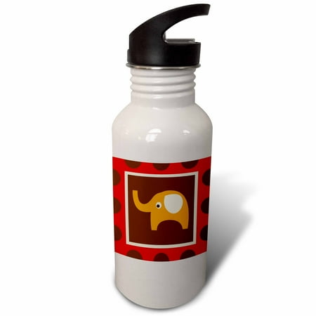 3dRose Cute Orange Elephant - Childrens Art - Adorable Animals Sports Water Bottle 21oz
3dRose Cute Orange Elephant - Childrens Art - Adorable Animals Sports Water Bottle 21oz