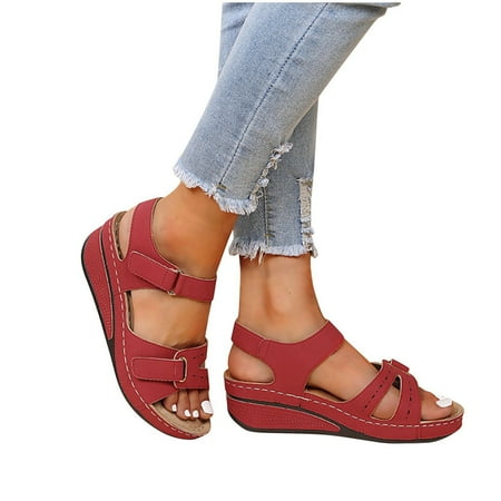 YanHoo Clearance Leather Sandals Women Dressy Summer 2023 Peep Toe Platform Sandals Shoes Beach Wedges Ladies Flip Flops Orthopedic Sandals
YanHoo Clearance Leather Sandals Women Dressy Summer 2023 Peep Toe Platform Sandals Shoes Beach Wedges Ladies Flip Flops Orthopedic Sandals