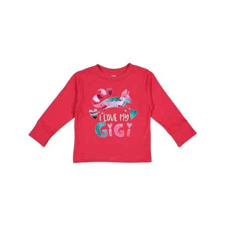 Inktastic I Love My Gigi Pink and Blue Fox with Hearts Gift Toddler Boy or Toddler Girl Long Sleeve T-Shirt
Inktastic I Love My Gigi Pink and Blue Fox with Hearts Gift Toddler Boy or Toddler Girl Long Sleeve T-Shirt