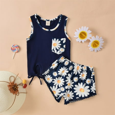 Hunpta 1-4T Kids Infant Baby Girls Floral Printed Vest Top Sleeveless Shorts Pants Two Pieces Outfits Set
Hunpta 1-4T Kids Infant Baby Girls Floral Printed Vest Top Sleeveless Shorts Pants Two Pieces Outfits Set