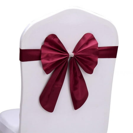 shuwee Chair Bows Sashes - Elastic Spandex Wedding Chair Bows Decorative Party Chair Sashes for Event Wedding Show Decorations Wine Red
shuwee Chair Bows Sashes - Elastic Spandex Wedding Chair Bows Decorative Party Chair Sashes for Event Wedding Show Decorations Wine Red