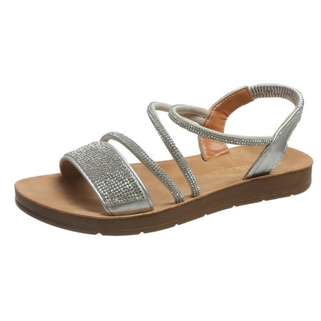 Womens Summer Sandals For Flat Slip On Sandals Crystal Roman Shoes Open Toe Casual Sandals Summer Open Toe Slide Sandals Comfortable Flats Flip-Flops Casual Platforms Heeled Wedge Sandals A25472
Womens Summer Sandals For Flat Slip On Sandals Crystal Roman Shoes Open Toe Casual Sandals Summer Open Toe Slide Sandals Comfortable Flats Flip-Flops Casual Platforms Heeled Wedge Sandals A25472