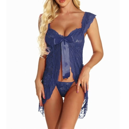 Womens Tops Women Lingerie Satin Sexy Chemise Strap Nightgown Full Slip V Neck Negligee Sleepwear Blue XXL
Womens Tops Women Lingerie Satin Sexy Chemise Strap Nightgown Full Slip V Neck Negligee Sleepwear Blue XXL