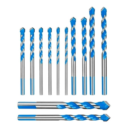 Carbide Drill with Storage Case Multifunctional 3/4/56/8/10/12mm Carbide Tip Punching Drill Bit Hole for Tile Ceramic Wood Porcelain 12 Pieces
Carbide Drill with Storage Case Multifunctional 3/4/56/8/10/12mm Carbide Tip Punching Drill Bit Hole for Tile Ceramic Wood Porcelain 12 Pieces