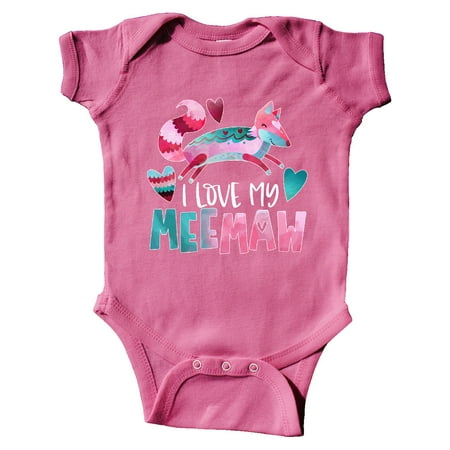 Inktastic I Love My Meemaw Pink and Blue Fox with Hearts Gift Baby Boy or Baby Girl Bodysuit
Inktastic I Love My Meemaw Pink and Blue Fox with Hearts Gift Baby Boy or Baby Girl Bodysuit
