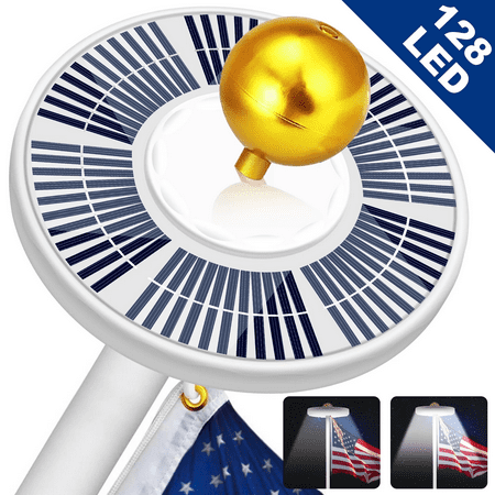 Worthown 128 LED Solar Powered Flag Pole Light Auto Active Super Bright Outdoor Waterproof
Worthown 128 LED Solar Powered Flag Pole Light Auto Active Super Bright Outdoor Waterproof