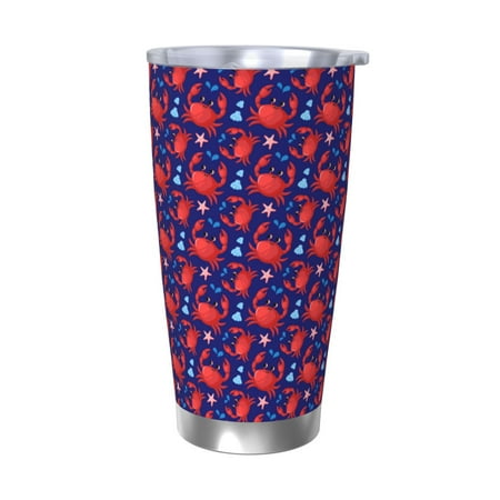Salouo Cute Crabs Print 20oz Tumbler with Lid Stainless Steel Vacuum Insulated Tumbler Durable Insulated Coffee Mug Thermal Cup with Splash Proof Sliding Lid-Without Straw
Salouo Cute Crabs Print 20oz Tumbler with Lid Stainless Steel Vacuum Insulated Tumbler Durable Insulated Coffee Mug Thermal Cup with Splash Proof Sliding Lid-Without Straw