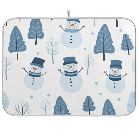 Yayeee Dish Drying Mat for Kitchen Counter 18 x24 Microfiber Absorbent Pad White Snowman
Yayeee Dish Drying Mat for Kitchen Counter 18 x24 Microfiber Absorbent Pad White Snowman
