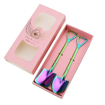 Best Gift! MIARHB 2-piece Set Stainless Steel Ice Spoon Dessert Fruit Chocolate Cake Teaspoon Coffee Spoon
Best Gift! MIARHB 2-piece Set Stainless Steel Ice Spoon Dessert Fruit Chocolate Cake Teaspoon Coffee Spoon