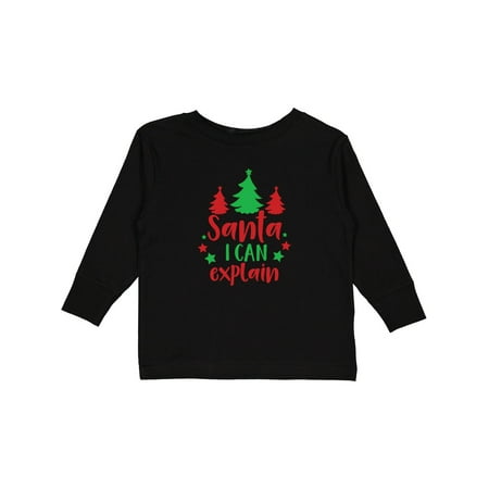 Inktastic Santa I Can Explain Trees Stars Christmas Xmas Gift Toddler Boy or Toddler Girl Long Sleeve T-Shirt 
Inktastic Santa I Can Explain Trees Stars Christmas Xmas Gift Toddler Boy or Toddler Girl Long Sleeve T-Shirt