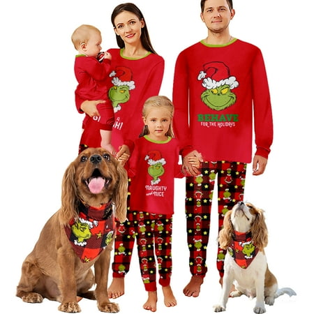 LUXI Christmas Pajamas Organic Cotton Family Sleepwear Holiday Flannel Pajamas for Baby Adults Kids Dogs
LUXI Christmas Pajamas Organic Cotton Family Sleepwear Holiday Flannel Pajamas for Baby Adults Kids Dogs