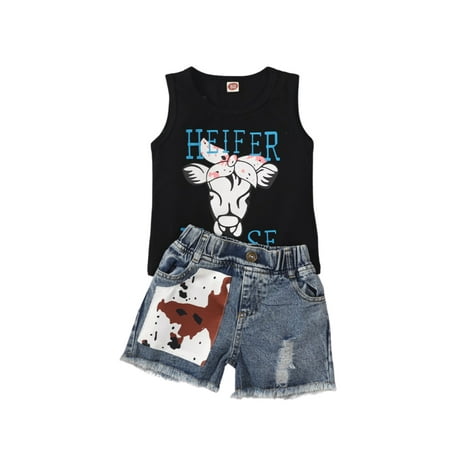 Bagilaanoe 2Pcs Toddler Baby Girl Short Pants Set Letter Print Sleeveless Tank Tops + Jeans Shorts 12M 18M 24M 3T 4T 5T Kids Casual Summer Short Pants Set
Bagilaanoe 2Pcs Toddler Baby Girl Short Pants Set Letter Print Sleeveless Tank Tops + Jeans Shorts 12M 18M 24M 3T 4T 5T Kids Casual Summer Short Pants Set