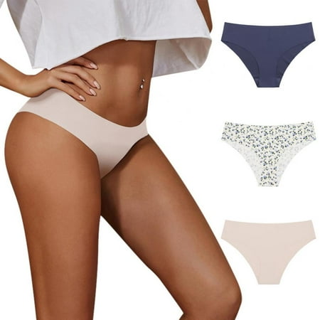 3pcs Women Seamless Cheeky Bikini No Show Panties Ladies Invisible Breathable Briefs Soft Stretch Underwear Multi Pack
3pcs Women Seamless Cheeky Bikini No Show Panties Ladies Invisible Breathable Briefs Soft Stretch Underwear Multi Pack