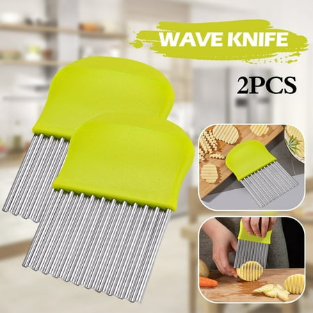 ERTUTUYI Gadget Tool Edged Wavy Vegetable Steel Kitchen Stainless Cutting Potato 2x Fruit Kitchen,Dining & Bar
ERTUTUYI Gadget Tool Edged Wavy Vegetable Steel Kitchen Stainless Cutting Potato 2x Fruit Kitchen,Dining & Bar