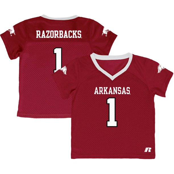 Toddler Russell Athletic Cardinal Arkansas Razorbacks Replica Team Football Jersey