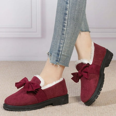 Snow Boots Women s Cotton Shoes Winter Velvet Flat Non Slip Warm Fashion Bow Women s Suede Snow Boots
Snow Boots Women s Cotton Shoes Winter Velvet Flat Non Slip Warm Fashion Bow Women s Suede Snow Boots