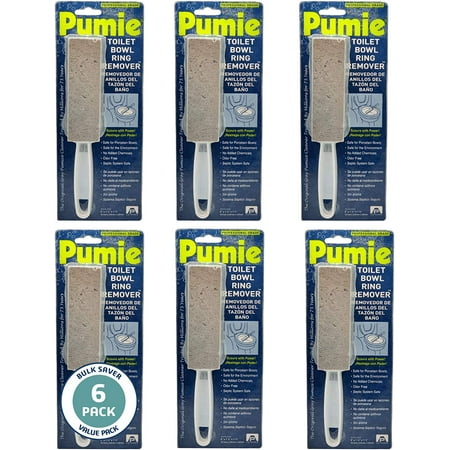 Toilet Bowl Ring Remover TBR-6 Pumice Stone with Handle Removes Toilet Rings; Cleans Sinks; Tubs; Showers Safe for Porcelain Pack of 6
Toilet Bowl Ring Remover TBR-6 Pumice Stone with Handle Removes Toilet Rings; Cleans Sinks; Tubs; Showers Safe for Porcelain Pack of 6