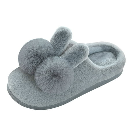 House Slippers For Women Couples Women Slip On Plush Flat Home Winter Round Toe Keep Warm Cartoon Rabbit Ear Slippers Shoes
House Slippers For Women Couples Women Slip On Plush Flat Home Winter Round Toe Keep Warm Cartoon Rabbit Ear Slippers Shoes